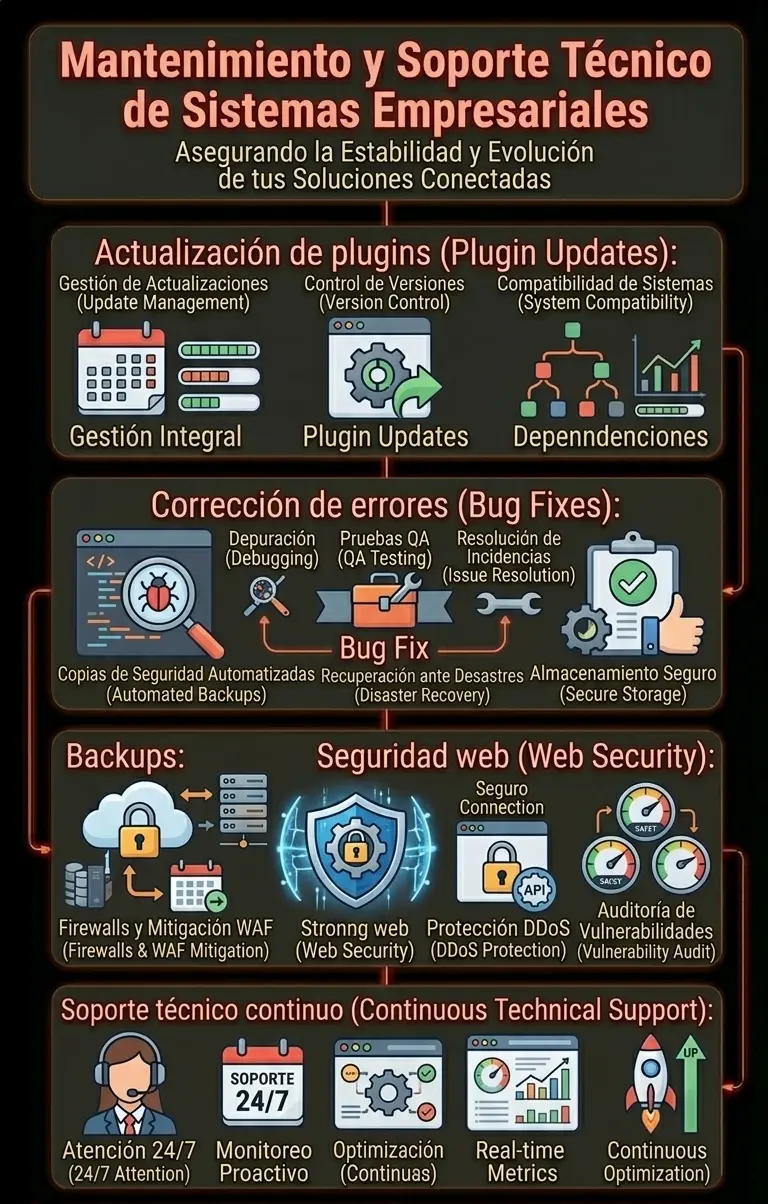 Mantenimiento web profesional