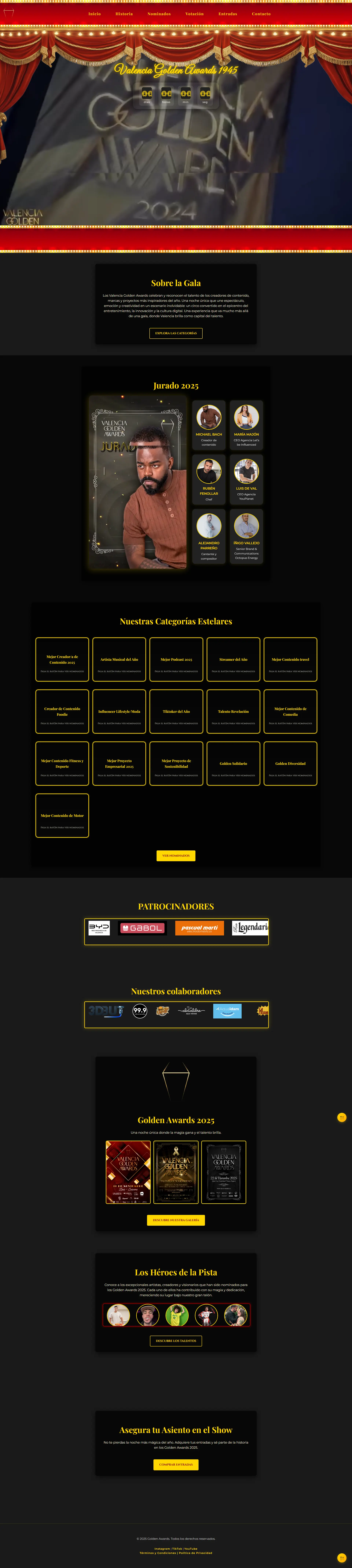 Sistema electoral Golden Awards